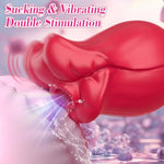 Sucking Vibrator Women Sex Toys - Clitoral Nipple Sucker Female Mouth Lip Vibrator With 9 Suction & 6 Vibration Modes, Clitoris Stimulator Adult Toys Rose Toy Sucking Vibrators Couples Games