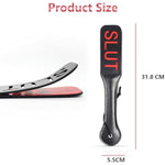 Faux Leather Slut Spanking Paddle For Sex Play,12.5Inch Sex Paddle Leather Slut Spanking Paddle For Sex Play,Sex Paddle Role Play (A3)