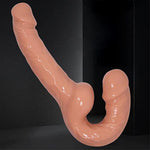 Double Sided Realistic Dildo Sex Toys Two Ended Strapless Strap On Dildo Dual Headed Dong Plug Double Header Adult Sex Toy For Women