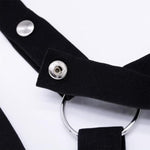 Anti-Off Chastity Device Auxiliary Belt Black Four Way Elastic Band Widened Strap Chastity Cage Accessory Elastic Band Men Sex Toy Sexy Underwear
