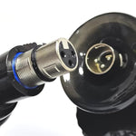 Realistic Hand Dildo With 3Xlr Adapter Black Forearm Dildo Anal Butt Plug Anal & Vaginal Masturbation Adult Sex Toy(L)