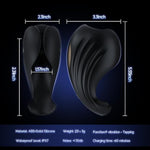 Prostate Massager Male Sex Toy - Male Masturbator Penis Sleeve Stroker With 9 Vibrating + Tapping Modes Adult Toys Men Vibrator Penis Training Glans Stimulator Soft Silicone Sensory Toys