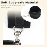 Spreader Bar Detachable Sex Toys Restraints Bondage, Adjustable Bdsm Bondages With Soft Feather Handcuffs & Ankle Cuffs, Adult Fetish Expandable Sm Kits Black For Couples…