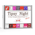 Tipsy Night - Super Fun Couple Board Game To Spice It Up For Date Night, Adult Sex Toys & Games For Bedroom, Couples Board Game Sex Dice Sex Game For Couples Party, Anniversary, Valentines Gifts.