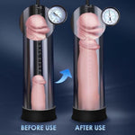Vacuum Manual Penis Pump For Men - Male Enlarging Pump Extention Adult Sex Toys For Enlargement Penis Pump Enlarger Device With 2 Pcs Lifelike Vagina Sleeve Mens Cock Pumps