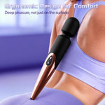 Vibrator Wand Womens Sex Toys - 12" Cordless Full-Body Personal Massager, 10 Powerful Vibration Modes Adult Sex Toy For Clitoral Anal Nipple, Quiet Handheld Vibrators For Female Couples