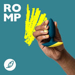 ROMP Bass Vibrator Butt Plug | Vibrating Adult Sex Toys for Women Men & Couples | 4 Inch Silicone Anal Plug | 6 Levels Prostate Massager for Anal Stimulation | Waterproof Anal Dildo | Couples Gift