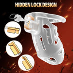 Chastity Cage Male Sex Toys - Chastity Device Locked With 3 Sizes Ring Cock Cage For Men Penis Exercise Bondage Gear & Accessories Adult Sex Toys & Games For Men