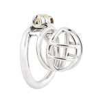 Ergonomic Design Chastity Device Male Virginity Lock Chastity Belt Adult Game Sex Toy S145 (1.77 Inch / 45Mm)