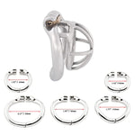 Small Male Chastity Device Stainless Steel Ergonomic Design Male Cock Cage K050 (50Mm/ L Size)
