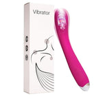 Silicone Soft Vibrating Dildo Massager For Clitoral And Anal Stimulation With 10 Vibration Patterns Adult Sex Toys For Women And Couples (Rosy Red)