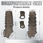 2PCS Premium Cock Enlarger Sex Toys, Reusable Ultra-Soft Penis Extender Sleeves with Penis Ring for Men and Couples, Pumps and Enlargers, Male Sex Toy for Boost Sexual Pleasure and Performance (Black)