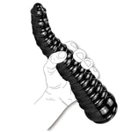 Huge Anal Dildo Adult Sex Toys, Anal Plug Trainer G-Spot, Anal Toys With Strong Suction Cup, Soft Flexible Dildo Adult Sex Toy Games For Men Women Couples Black