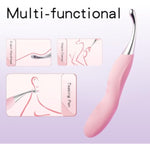 Pink-Necked Swan Female Vibrator Couple Sex Toys 10 Pleasure Modes Vibrating Stimulator With Two Vibration Heads Ultra-Long Life Waterproof Dildo Vibrator