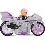 PAW Patrol, Moto Pups Skye’s Deluxe Pull Back Motorcycle Vehicle with Wheelie Feature and Figure