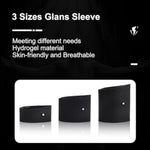 Male Electric Shock Chastity Fiber Penis Sleeve Testicle Toys With 3 Sizes Cock Ring Sex Toys For Men