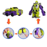 Toddler Robot Vehicles Set - 4Pcs Transforming Robots Toys For Kids - Magnetic Toys With Sturdy Connectors, Easy Diy Assembly Function - 4-In-1 Educational Stem For 3 4 5 6 Year Old Boys