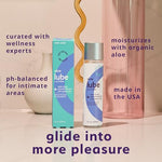 Aloe Personal Lubricant - Water-Based Lube w/Organic Aloe, 4 Fl Oz