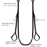 Bdsm Door Sex Toys Sex Swing Bondage Slave Leather Soft Plush Sex Slings With Adjustable Straps, Hanging Door Handcuffs Leg Restraints Spreader Adult Couples Sex Toy, Holds Up To 330Lbs