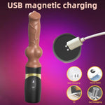 Dildo Thrusting Vibrator Sex Toys For Women - Realistic Dildos For G Spot Anal Stimulation With 3 Thrusting & 10 Vibration & Heating Mode, Blowjob Silicone Dildo Adult Toy For Woman Couple