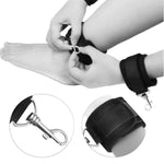 One-Piece Bdsm Restraints Kit Fetish Adult Sex Toys Wrist Ankle Cuff Adjustable Harness Rope Straps Harness Leg Spreaders Sex Bed Bondage Set For Couples Women Men Sm Game Bedroom