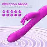 Vibrator For Women, Little Lucky Sex Toy Rabbit Thrusting G-Spot Vibrator, Body-Safe Silicone Ipx6 Waterproof With 3X7 Vibration Modes Dildo For Couples