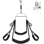 360° Spinning Sex Swing For Couples, Adjustable Bdsm Sex Toys Sex Swings With Steel Stand Thick Padded Pads Nylon Straps Anti-Fall Hook & Ceiling Mount, Adult Swing Sex Furniture For Bedroom Fun