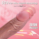 Thrusting Dildo For Women - Vibrator Sex Toy, Consoladores, Strong Suction Cup Dildo With Remote,Thrusting Vibrator Anal Thick Silicone Dildos For Men, Juguetes Sexuales