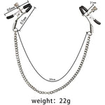 Adjustable Nipple Clips Clamps For Women And Men Adjustable Pressure Breast Clamps Stainless Steel Non Piercing Nipple Rings Decorative Clip For Pleasure Toys