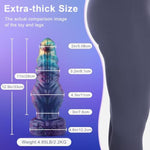 13 Inch Huge Realistic Dildo Long Large Fantasy Dildo, 4.3'' Diamater Thick Giant, Big Silicone Pulgs With Suction Cup Base, Adult Sex Toy For Advanced Players
