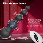 Anal Beads Couples Male Adult Sex Toys - Vibrating Anal Butt Plug With Cock Ring, Strap On Anal Dildo, Remote Control App Prostate Massager Penis Ring Vibrator With 9 Vibrations, Sex Toy For Men