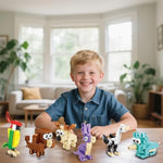 30 Pack Mini Animal Building Blocks Party Favors For Kids With 90 Models,Classroom Prizes,Birthday Gifts,Easter,Christmas,Valentine'S Day Toys For Boys Girls Ages 6+