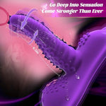 Vibrator 6.5" Insertable Monster Dildos Women Sex Toys - 10 Swing & Vibration Modes Adult Toys Sex Chair Sex Machine For Triple Stimulation, Remote Ride G Clit Anal Vibrators Big Thick Dildo