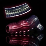 3 Different Sizes Of Tentacle Shape Male Penis Sleeve Cock Sleeve With Penis Ring, Silicone Penis Extender Enlarger Sleeve Cock Extension Sleeve Male Adult Sex Toys For Men And Couples - M