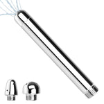 Metal Sex Doll Cleaner With 3 Replaceable Heads Bathroom Handheld Male Masturbator Washer Multi Spray Hole Adult Toys Cleaning Adapted To Shower Ports