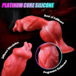 7'' Dog Knot Silicone Dildo for Men and Women - Realistic Animal Anal Toy with Suction Cup