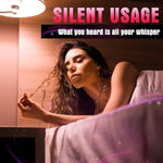 Rabbit G Spot Dildo Vibrator- Wishbone Clamp Clitoral Sex Toys For Women Penis Prostate Massage Male Anal Toys, 10 Powerful Triple Motors Vibrating Anal Plug Unisex Solo Couple Sex Games