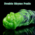 Dual Harmony Double-Ended Dildo- Silicone Horse&Wolfdog Dildo,Realistic Dual-Sided Dildo With Texture For Men Women,Fantasy Adult Sex Toys Thrusting Dildo For Couples (D301-Lv-F)