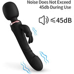 Classic G Spot Vibrator Sex Toys Clitoral Rabbit Vibrators Stimulator Dildo, Anal Adult Vibrator Dildos With 10 Powerful Vibrating Modes, Wand Massager Soft Silicone For Women Couple (Purple)