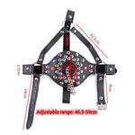 YShape Adjustable Bondage Head Harness with Ball Gag for Couples Roleplay and Cosplay