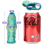 Liquid Silicone Penis Sleeve Flexible Hollow Monster Cock Sleeve For Enhanced Sensitivity And Comfort Discreet Reusable Sex Toys For Men (S)