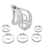 Ergonomic Design Chastity Device 304 Steel Stainless Easy To Wear Male Virginity Lock Chastity Belt K250 (50Mm/ L Size)