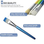 36 Pcs Kids Paint Brushes, Bulk Classroom Art Supplies for School & Homeschool