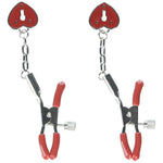 Captive Heart Padlock Nipple Clamps, 1 Piece