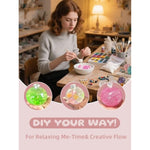 DIY Stress Ball Making Kit with 10 Skins, 13 Fillers, Slime & Clay