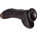 Calexotics Sean Michaels Dong, 10 Inch Dildo With Sturdy Suction Cup, Black Se-0150-03-3