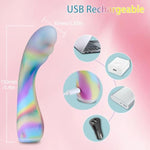 G-Spot Dildo Vibrator Sex Toys - Powerful Vagina Anal Clitoris Massager Stimulator With 10 Vibration Modes, Waterproof Rechargeable Silicone Dildos Prostate Vibrators Adult Toys For Men & Women Orgasm