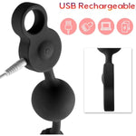 Vibrating Anal Beads, 16.5 Inch Silicone Anal Plug Vibrator With 10 Vibration Modes, Butt Plug G-Spot Prostate Massager With 3 Powerful Motors, Waterproof Adult Sex Toys For Men & Women