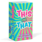 This Or That Party Game - The All-Ages Pick A Path, Play And Laugh Card Game About What Your Friends & Family Will Choose - Christmas White Elephant Gifts, Stocking Stuffers + Board Games Night