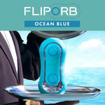 TENGA FLIP ORB Ocean Blue Reusable Male Masturbator for Enhanced Pleasure
